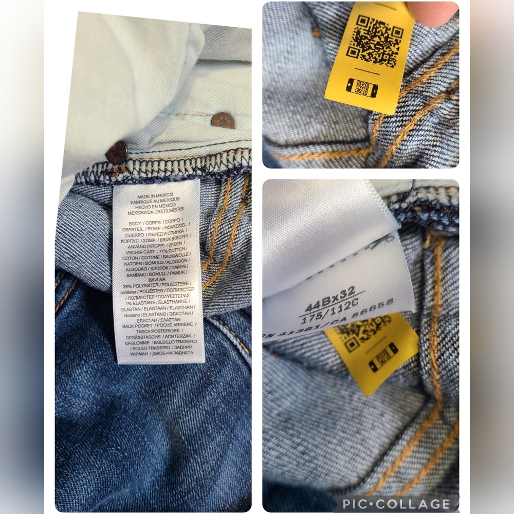 Polo Ralph Lauren Parkside Active Taper Stretch Jeans size 44/32 zip fly - Picture 7 of 14